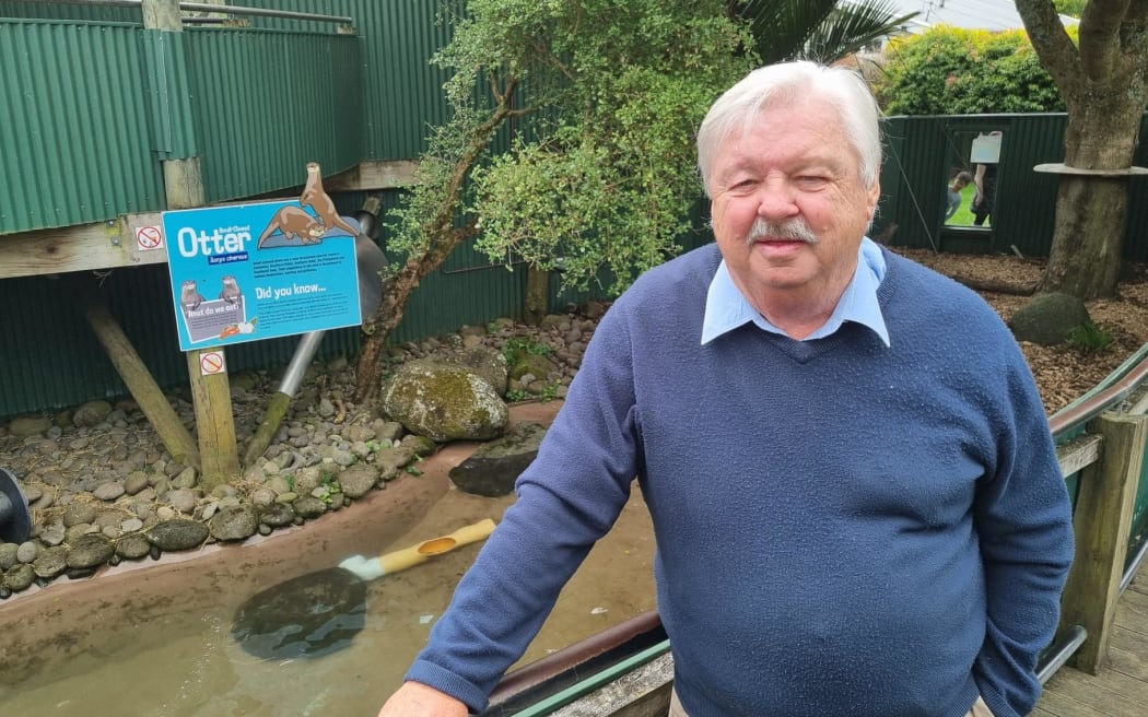 New Plymouth District councillor Gordon Brown says the $1.5m bill for re-housing Brooklands Zoo's four otters sits uncomfortably with him. Photo Robin Martin