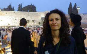 Tali Vidal at the Wailing Wall in Jerusalem. She became an Israeli citizen and then was shipped off to a kibbutz – something she had previously never heard of.