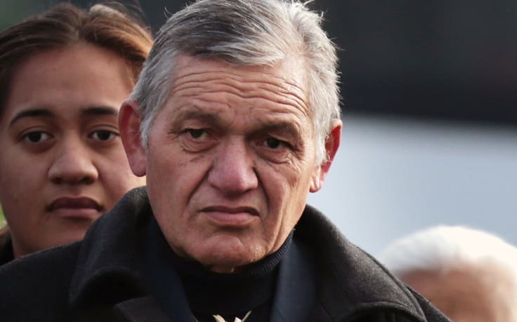 060814. Photo Diego Opatowski / RNZ. Maori King Tuheitia Paki at the Ranana marae in Whanganui.