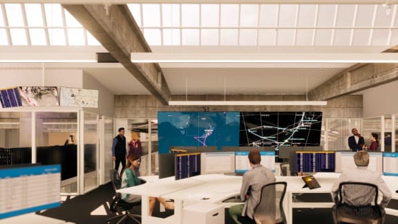 Air New Zealand's operations centre.