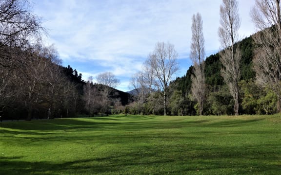 A large housing development is planned near the start of the tree-lined Maitai Valley.