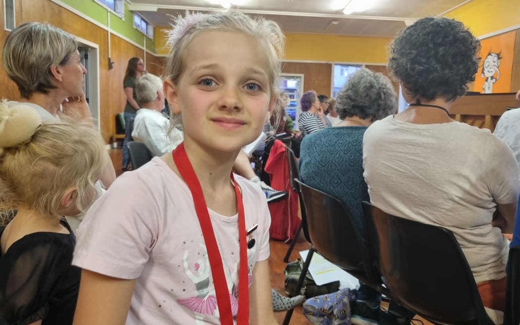 Indiana Waugh, 9, is City Sounds youngest member.