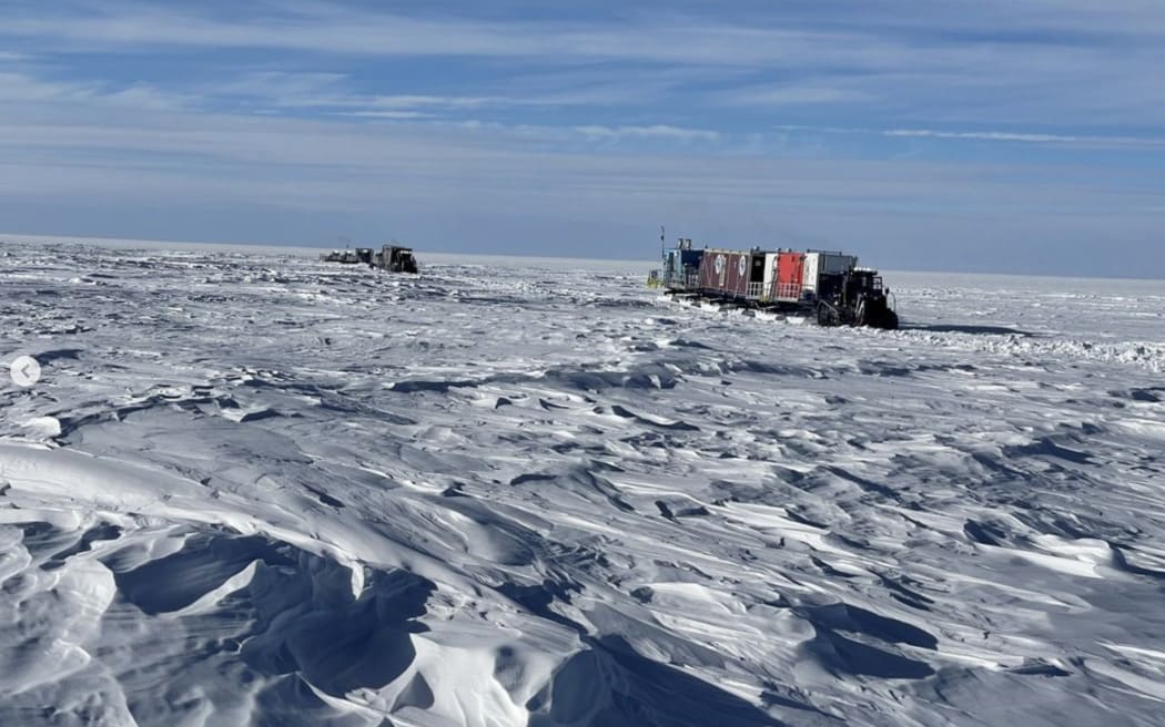 The team is eight days into the expedition.