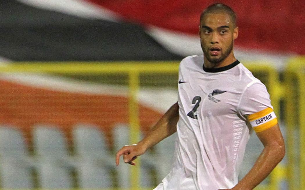 Winston Reid in action for the All Whites.