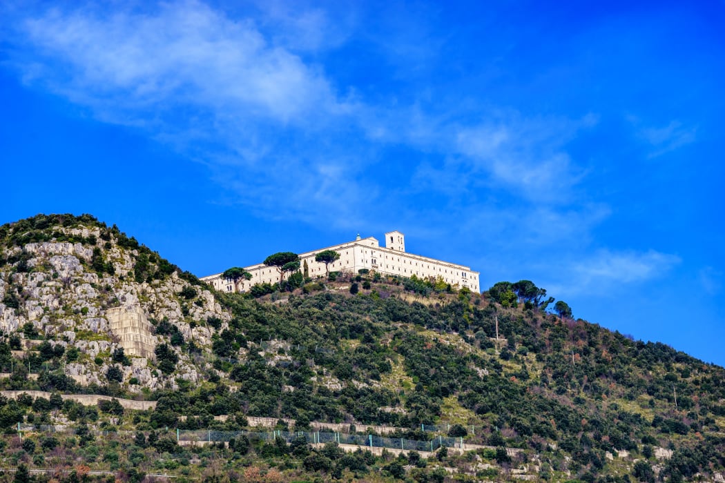 Benedictine Abbey -Montecassino in Italy