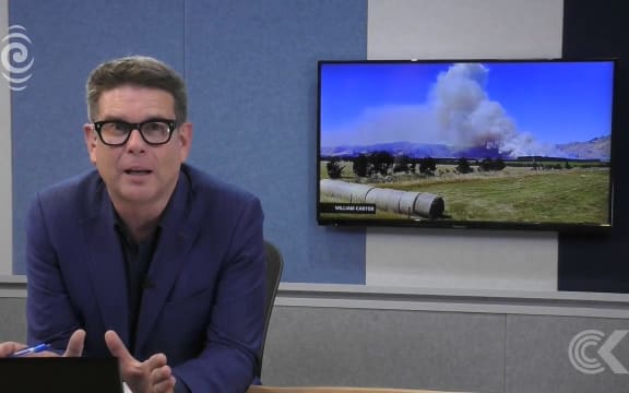 John Campbell gets update from the Aussie firefighter stuck in fire cordon queue