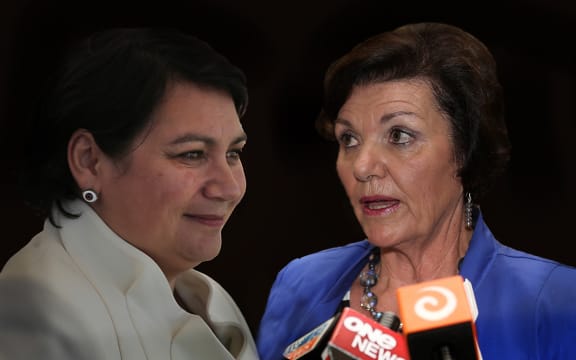 A composite image of Metiria Turei (left) and Anne Tolley.