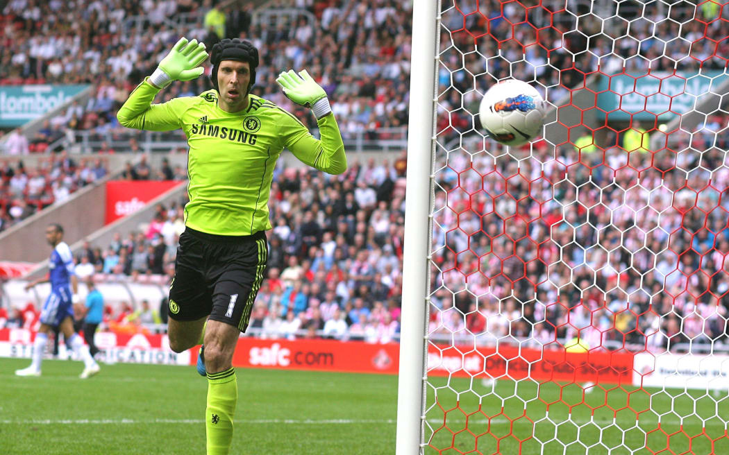 Czech Republic goal keeper Petr Cech