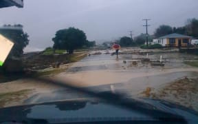 Torrential rain and flooding washed out roads north of Gisborne, cutting power to more than 750 homes in the Tokomaru Bay area, Tolaga Bay, Tapuaeroa, Mata and Makarika areas.