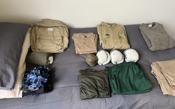 An example of the military style uniform the youth in the pilot will be required to wear.