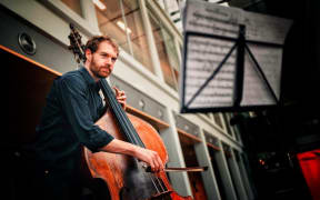 Double bassist Louis van der Mespel