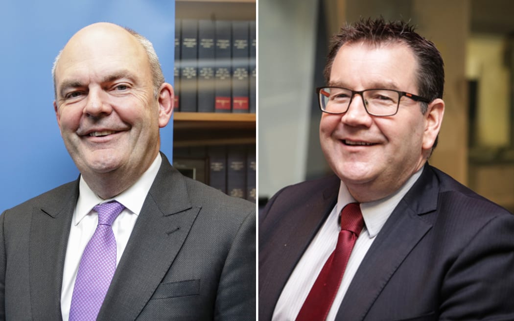 Steven Joyce and Grant Robertson
