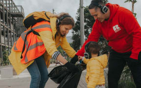 A promotional image for the Silent Disco City Clean-Up
