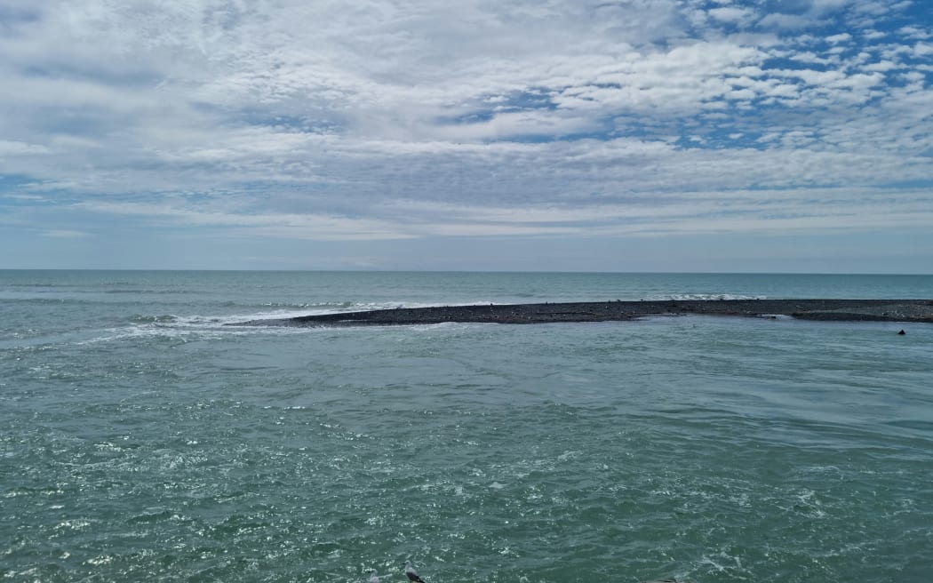 The mouth of the Wairau River in Marlborough.