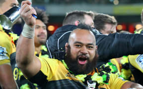 Hurricanes player Loni Uhila.