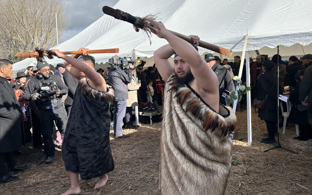Te Pāti Māori MP Takutai Tarsh Kemp service.