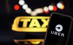 Uber taxi.