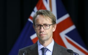 Director-General of Health Dr Ashley Bloomfield speaks to media during a press conference at Parliament on May 05, 2020 in Wellington, New Zealand.
