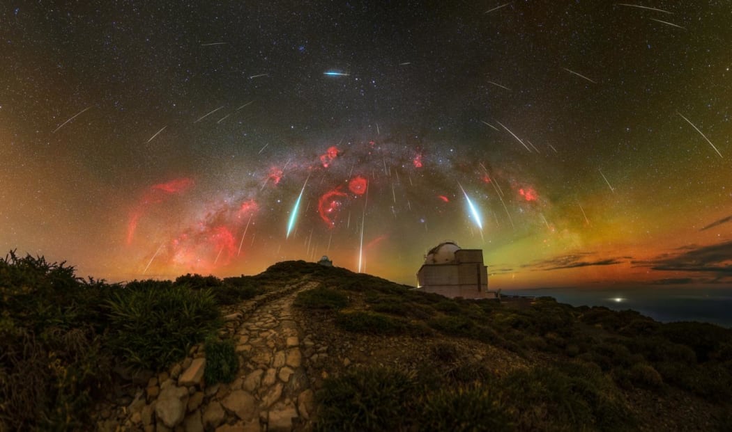 'A Cosmic Firework: the Geminid Meteor Shower' by Jakob Sahner is one of over 100 photographs on show at the National Maritime Museum in London as part of the Astronomy Photographer of the Year competition.