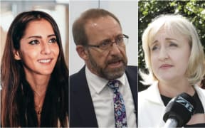 Golriz Ghahraman, Andrew Little, Amy Adams.