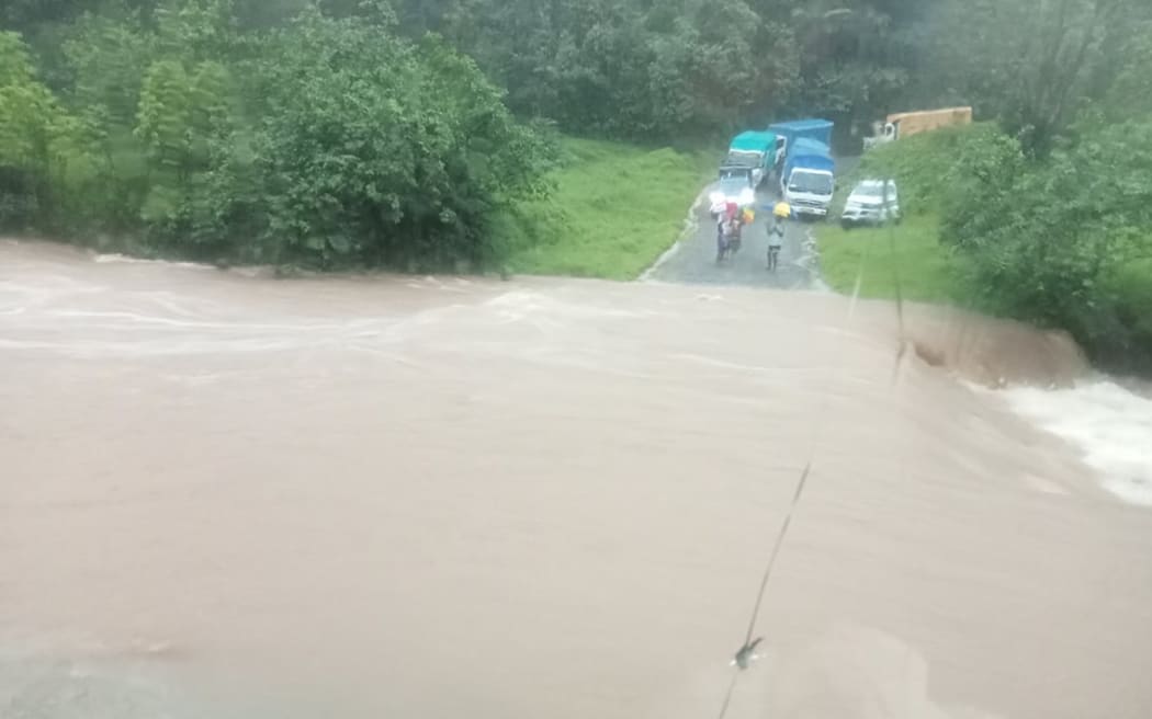 Multiple roads are closed in Fiji on Thursday morning due to flooding.