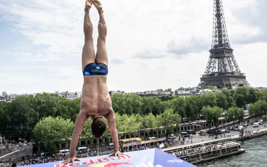 The Red Bull Cliff Diving Series made a stop in Paris, France.