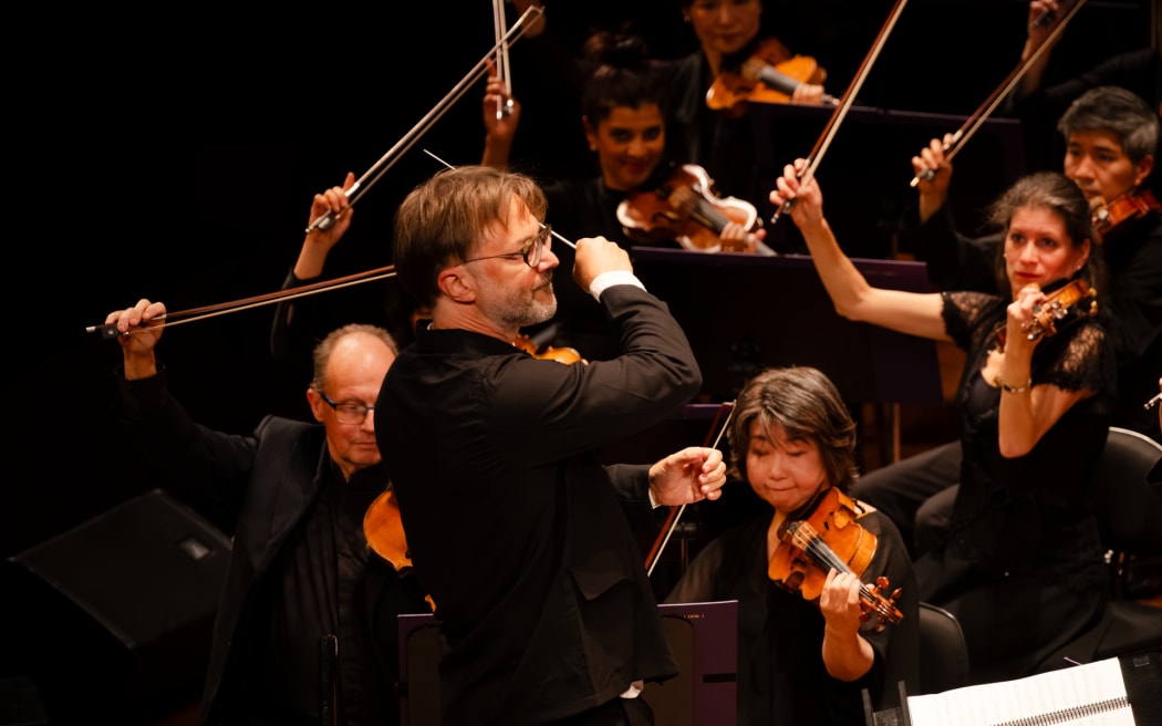 Conductor André de Ridder with the New Zealand Symphony Orchestra (August 2025)