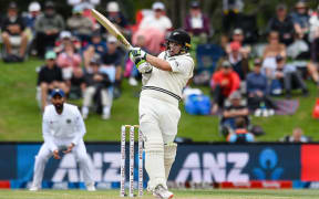 Tom Latham of the Black Caps during Day 3 of the 2nd cricket test match, NZ Black Caps V India. Hagley Oval, Christchurch, New Zealand. 2nd March 2020. Â© Copyright photo: John Davidson / www.photosport.nz
