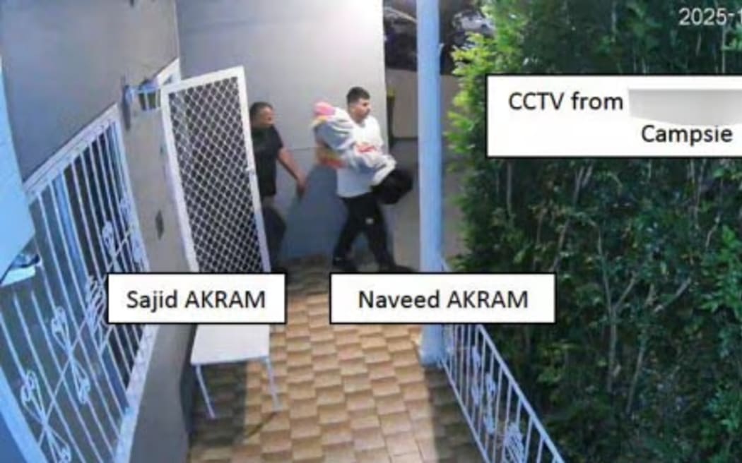 Police will allege CCTV captured the Bondi Beach gunmen carrying concealed firearms out of their Campsie property.