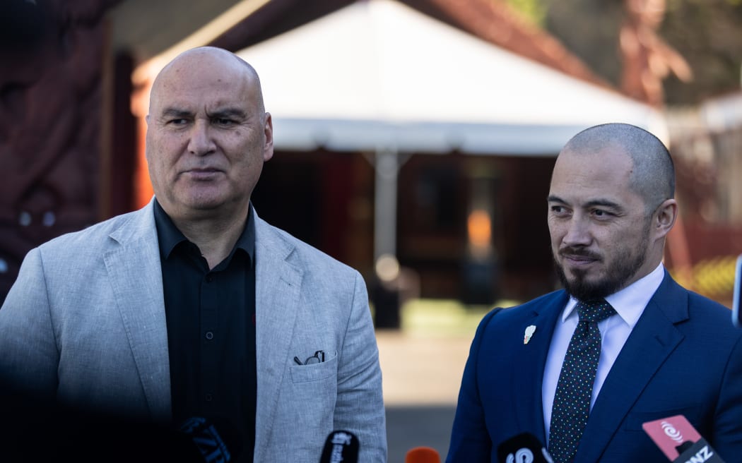 Helmut Modlik and Te Pūoho Kātene
