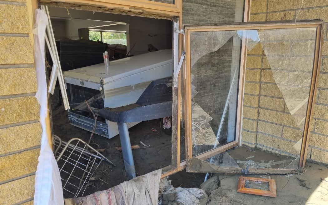 Flood damage in the Esk Valley in Hawke’s Bay.