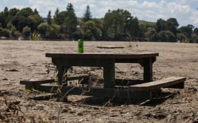 The clean-up continues in Wairoa on 21 February following Cyclone Gabrielle.