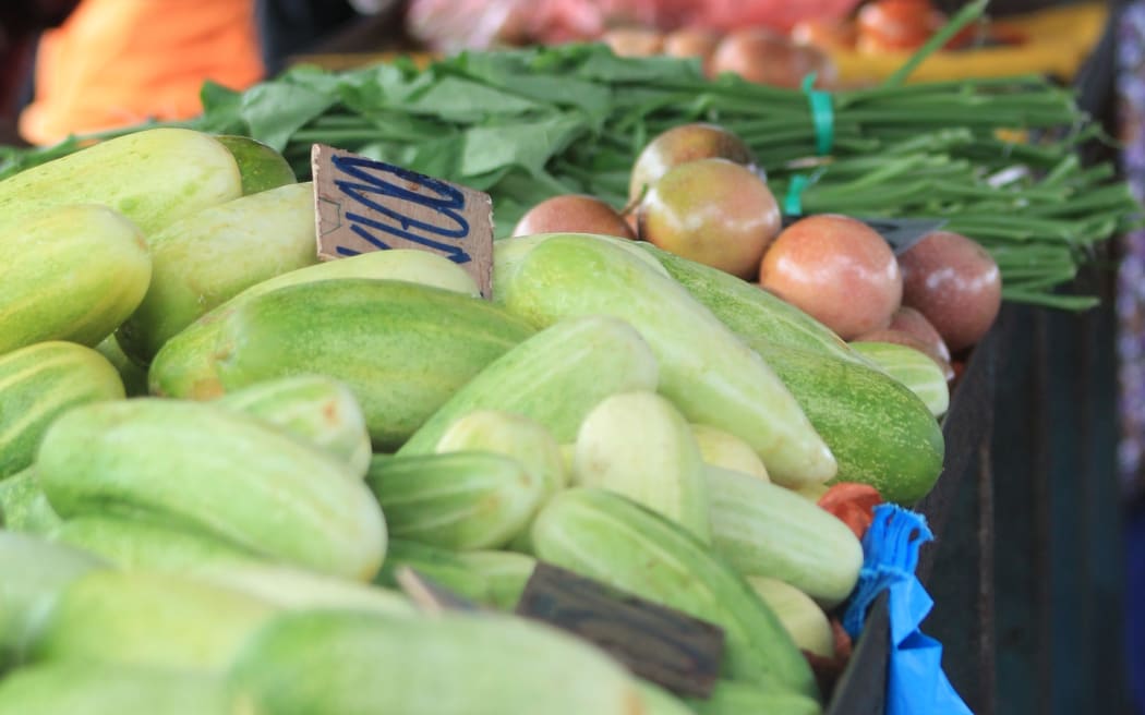 Fresh produce at market, Papua New Guinea.