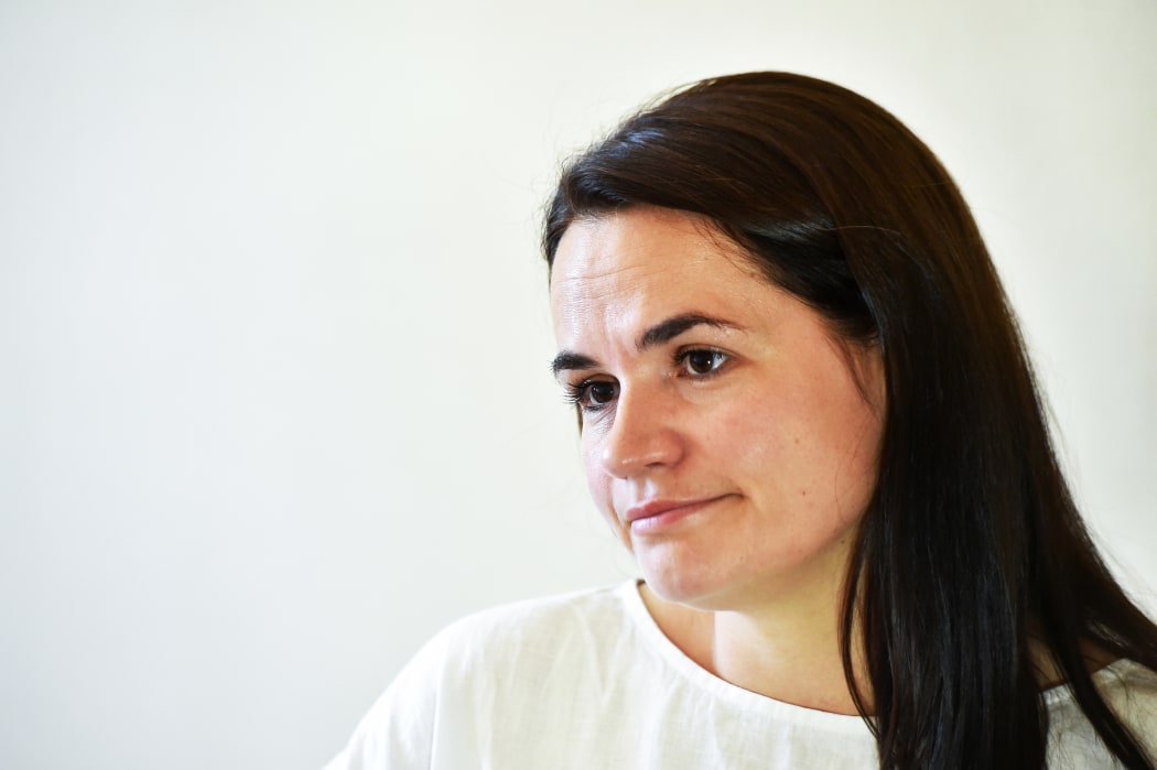 Presidential candidate Svetlana Tikhanovskaya.
