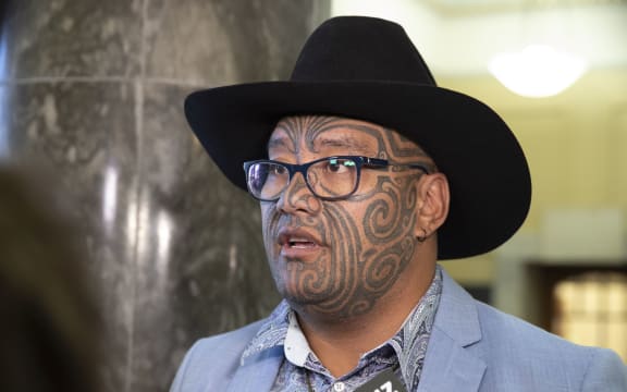 Maori Party co-leader Rawiri Waititi during a media standup at Parliament, Wellington. 17 March, 2021. NZ Herald photograph by Mark Mitchell
RGP 14Apr21 -
RGP 14Apr21 - Waiariki MP Rawiri Waititi has hit out over the Hona Rd pump station in Ngapuna. Photo / File