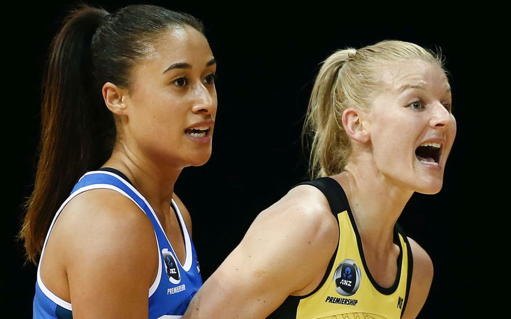 Maria Tutaia of the Mystics and Katrina Grant of the Pulse.