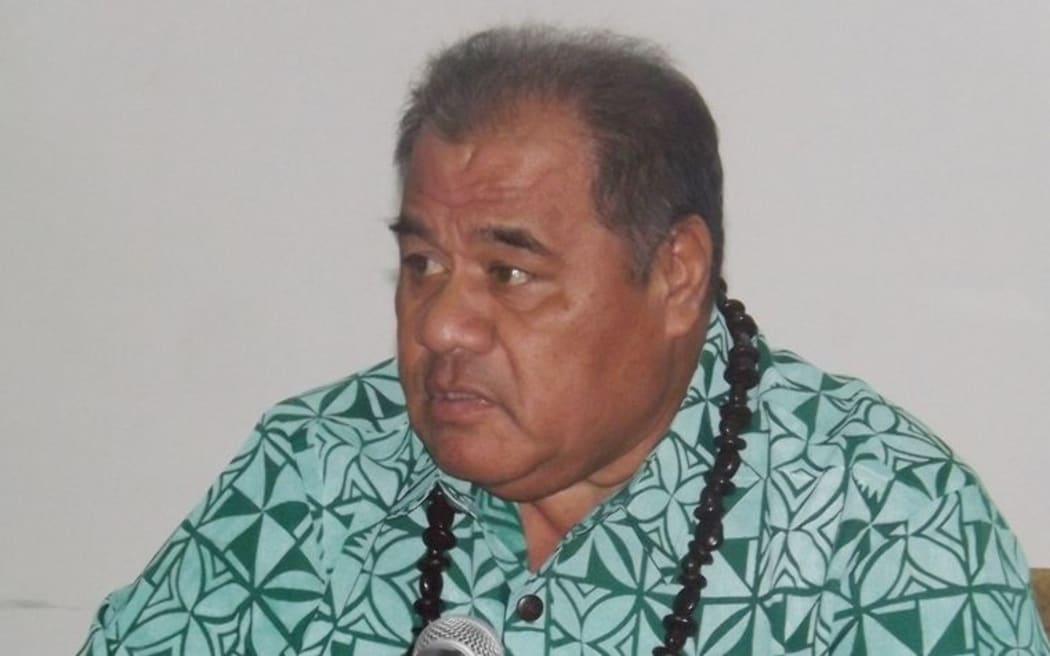 Samoa's opposition leader Palusalue Faapo the 2nd