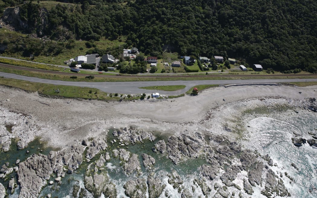 The magnitude 7.8 earthquake raised up the seabed.