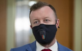 Labour chief whip Kieran McAnulty at Parliament, Wellington, 16 November, 2021.