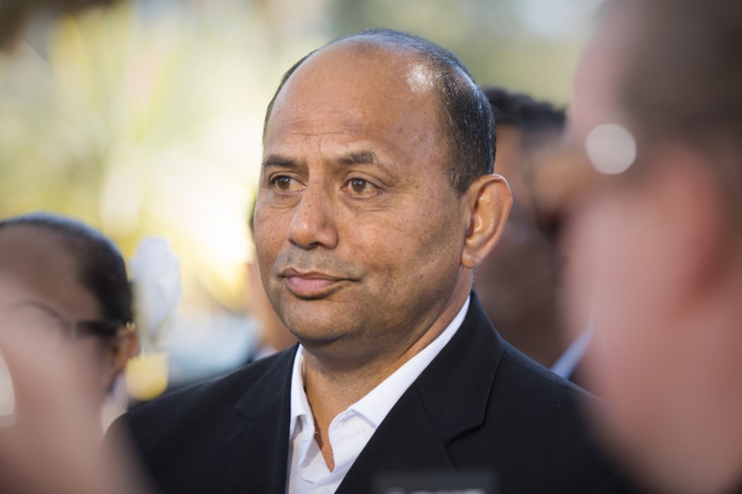 Willie Jackson at Waitangi, 2017.