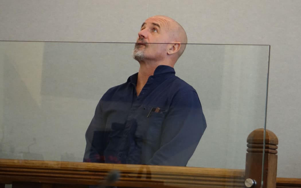 Kevin Wisely at his sentencing for his part in an inter-island drug scheme.