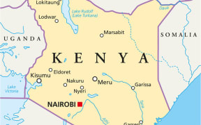 A map of Kenya