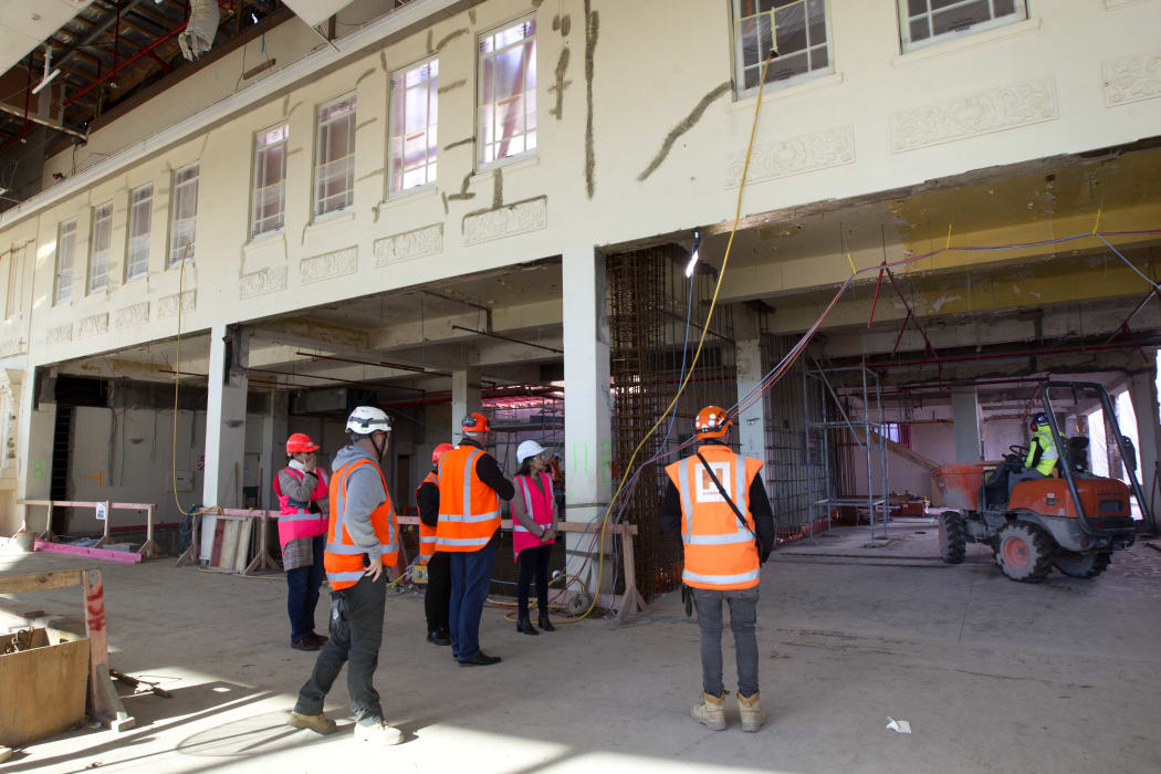 Inside the Sir Howard Morrison Performing Arts Centre on Friday.