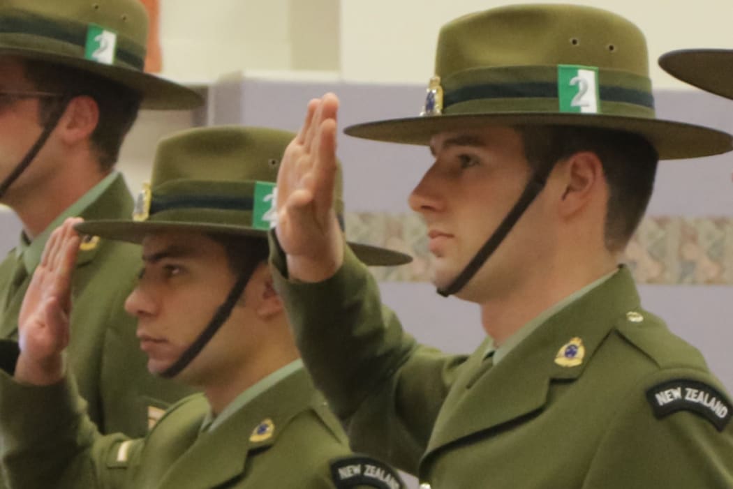 Lance Corporal Joshua Mapson, left, and Private Barclay Bishop.