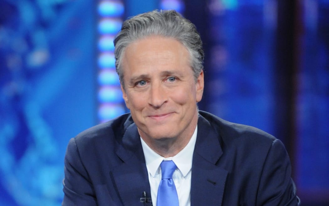 Jon Stewart hosts "The Daily Show with Jon Stewart" #JonVoyage on August 6, 2015 in New York City. Brad Barket/Getty Images for Comedy Central/AFP