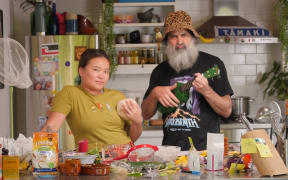 Eda Tang and James Dansey in Āku Hapa.