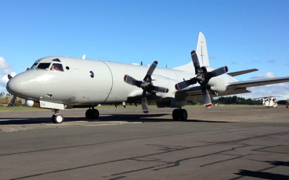 NZ Airforce Orion arrives back in Whenuapai after weeks spent searching for the missing Malaysian airliner