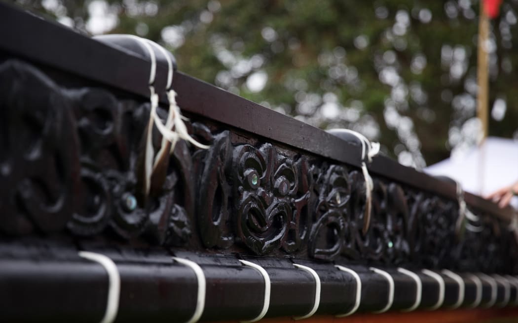 Ngāti Whātua Ōrākei’s new ceremonial waka, Te Kowau