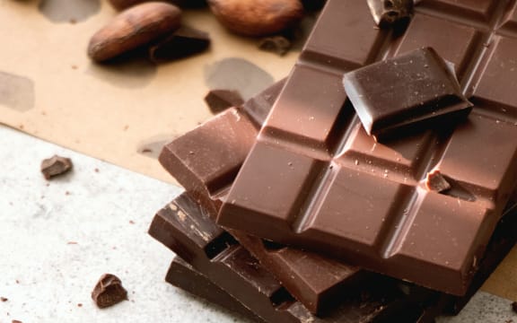Chocolate and cocoa beans