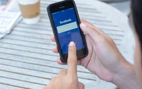 Facebook app on iPhone.